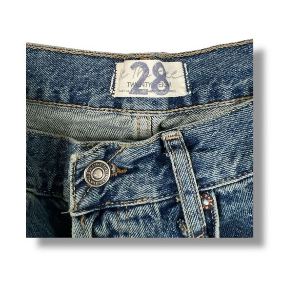 We The Free Button Fly Jeans Size 28 - Picture 7 of 8